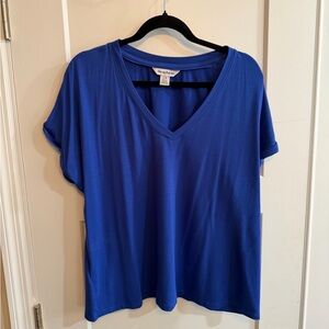 Tommy Bahama Cobalt Blue V-Neck Short Sleeve Tee